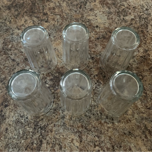 Vintage Gibson Designs Sensations Double Old Fashioned 5”Glasses Ribbed Set of 6 - Picture 2 of 5